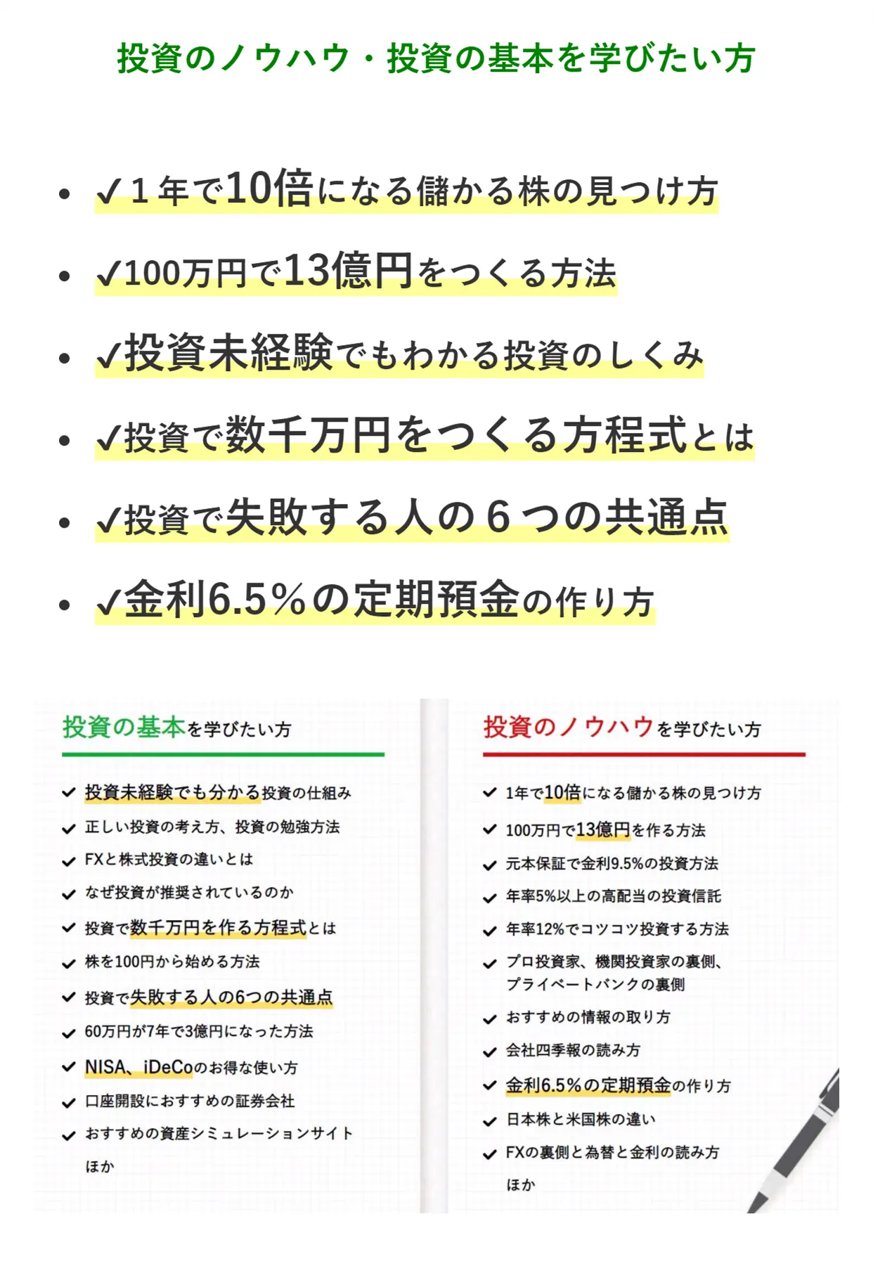 投資実績2